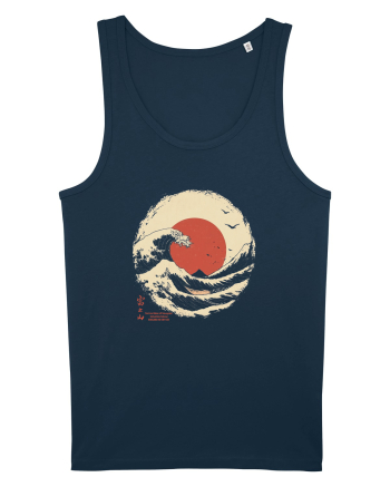 JAPONIA - THE GREAT WAVE OFF KANAGAWA 2  Navy