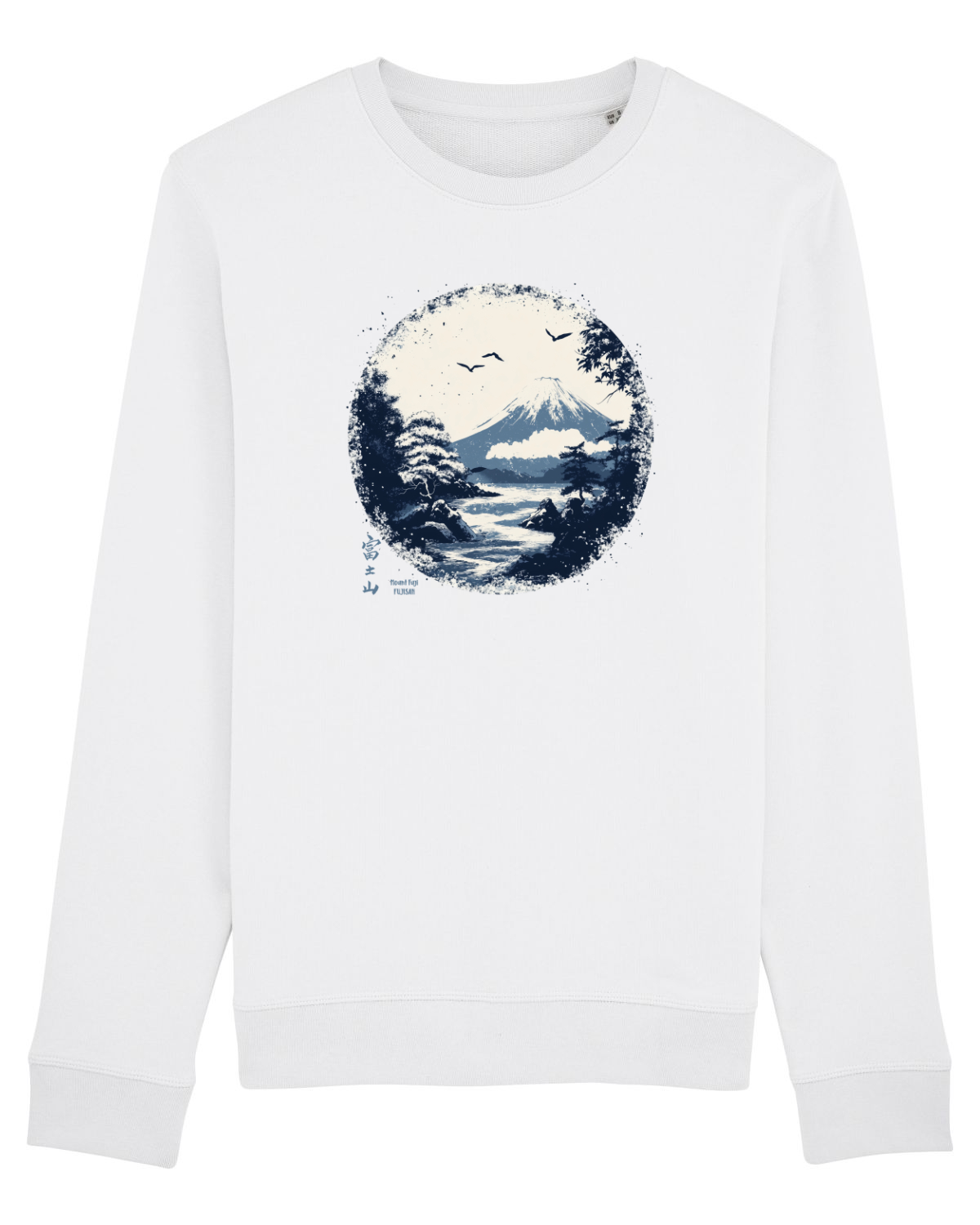 Bluză mânecă lungă Unisex Rise White