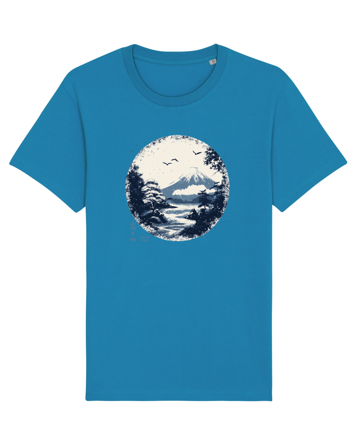 Tricou mânecă scurtă Unisex Rocker Azur