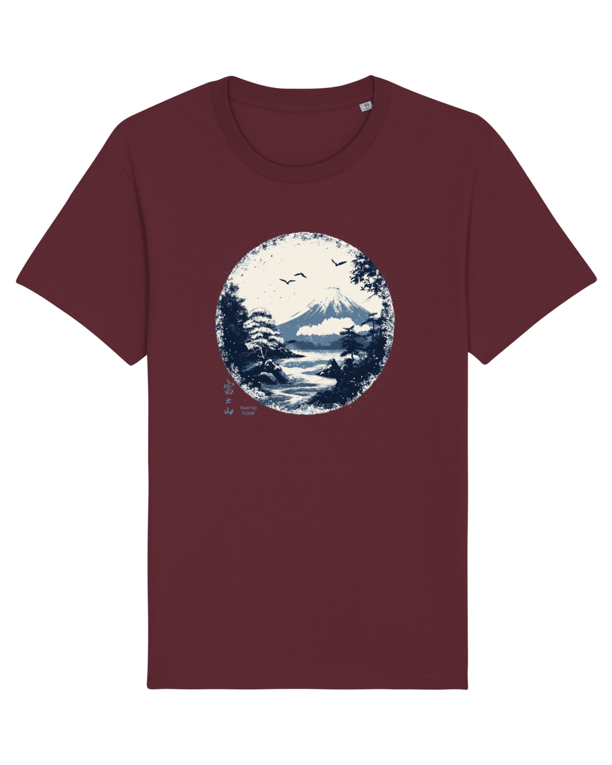 Tricou mânecă scurtă Unisex Rocker Burgundy