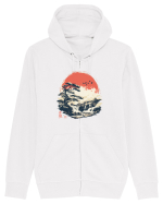JAPONIA - NATURA (Shizen) Hanorac cu fermoar Unisex Connector