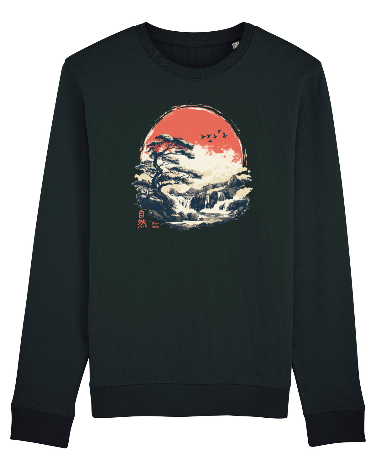 Bluză mânecă lungă Unisex Rise Black