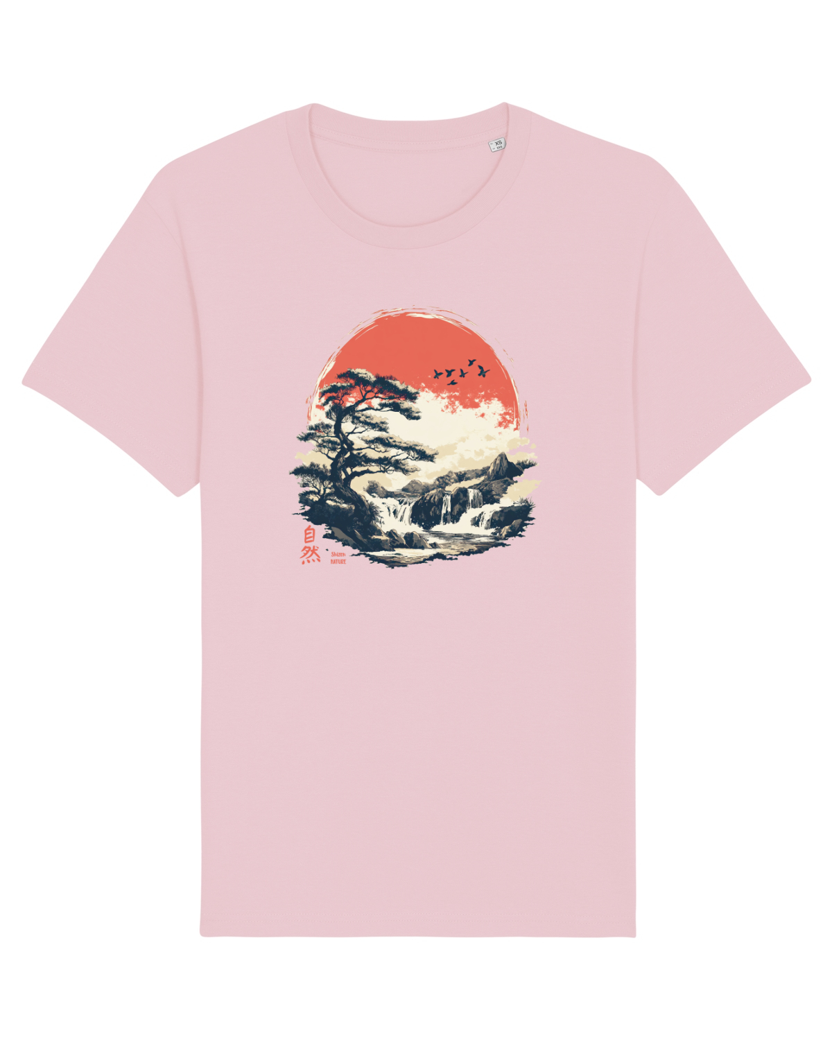 Tricou mânecă scurtă Unisex Rocker Cotton Pink