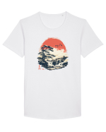 JAPONIA - NATURA (Shizen) Tricou mânecă scurtă guler larg Bărbat Skater