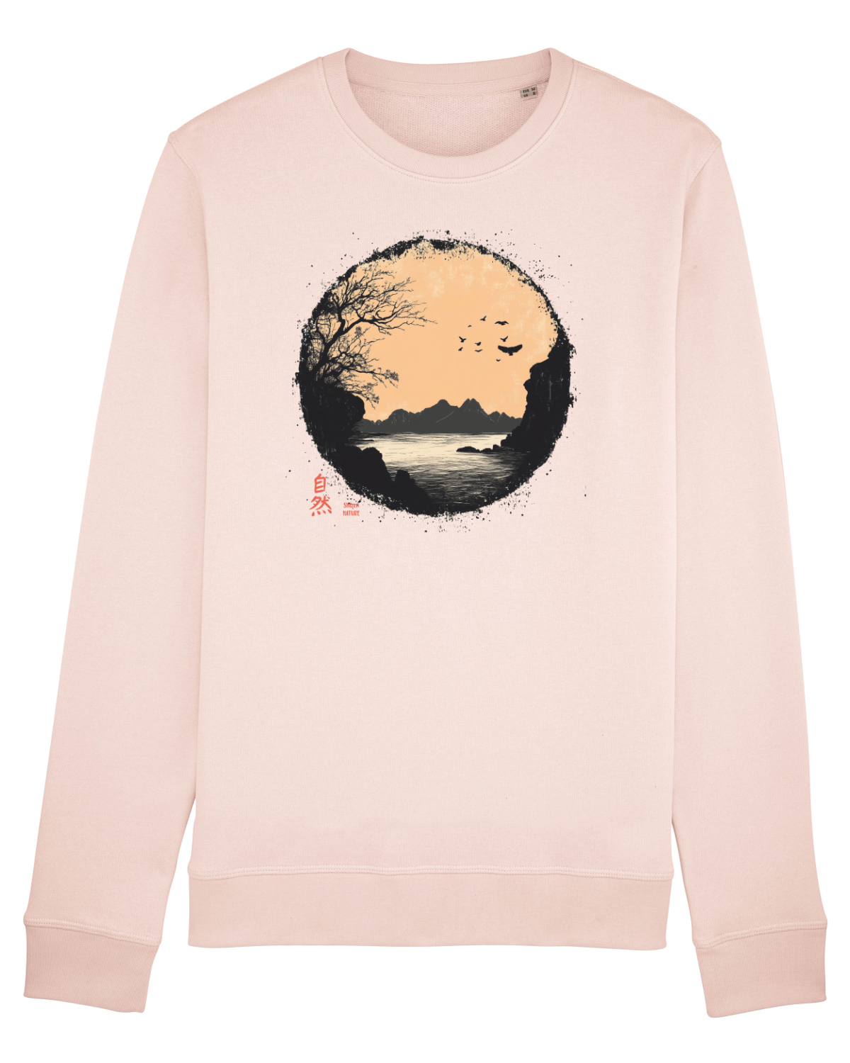 Bluză mânecă lungă Unisex Rise Candy Pink