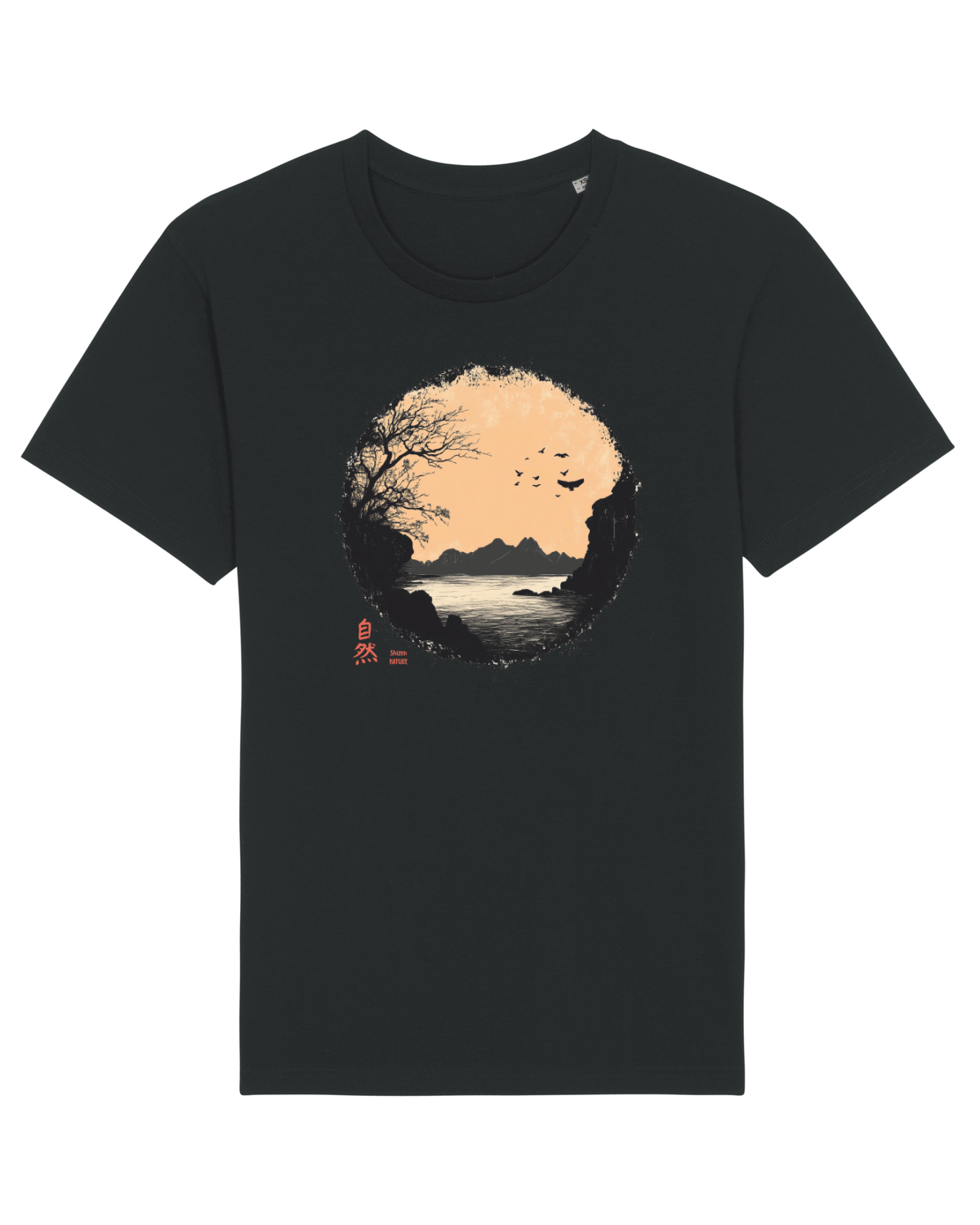 Tricou mânecă scurtă Unisex Rocker Black