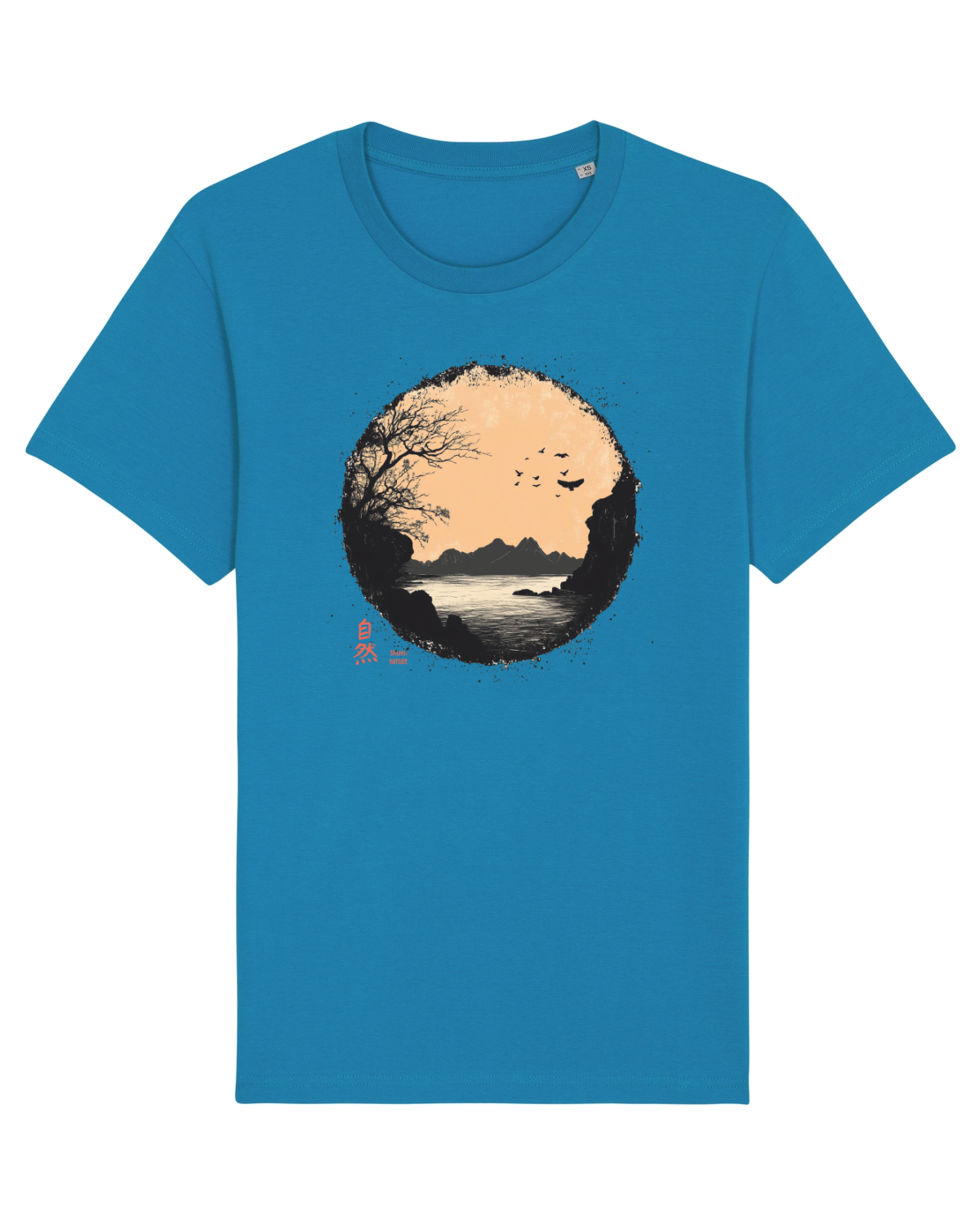 Tricou mânecă scurtă Unisex Rocker Azur