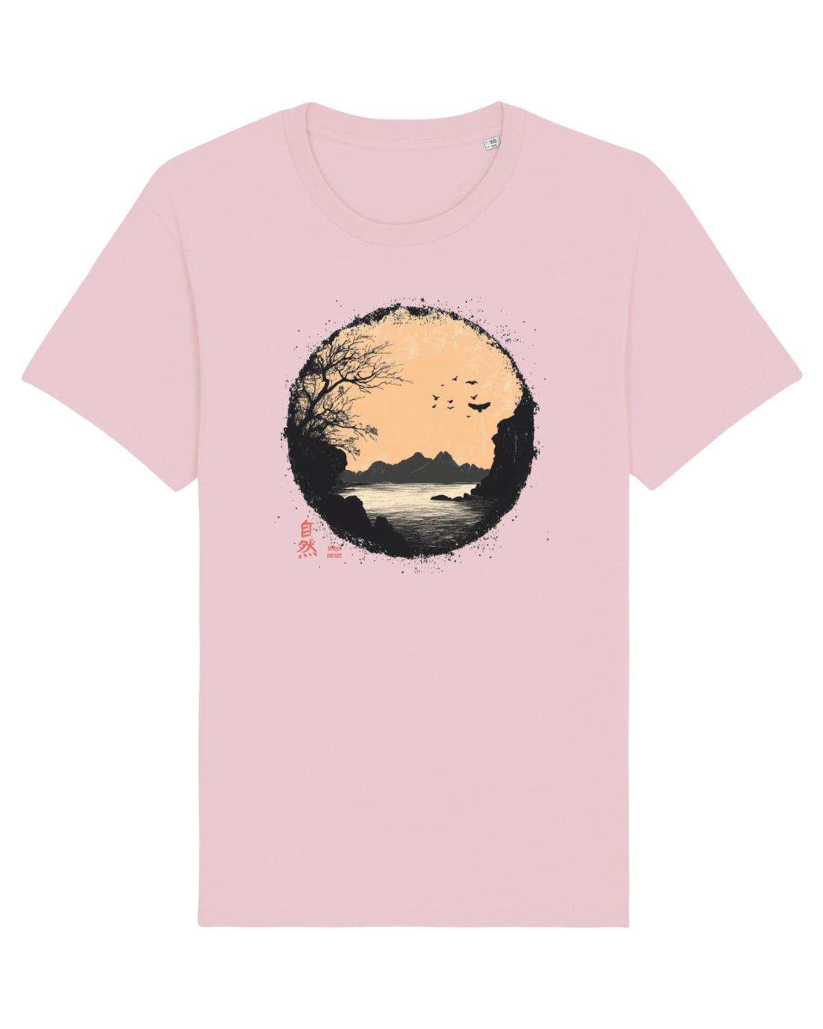 Tricou mânecă scurtă Unisex Rocker Cotton Pink