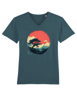 JAPONIA - NATURA (Shizen) 3 Tricou mânecă scurtă guler V Bărbat Presenter