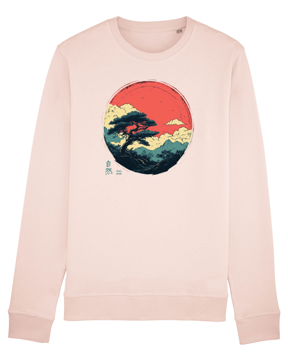 Bluză mânecă lungă Unisex Rise Candy Pink