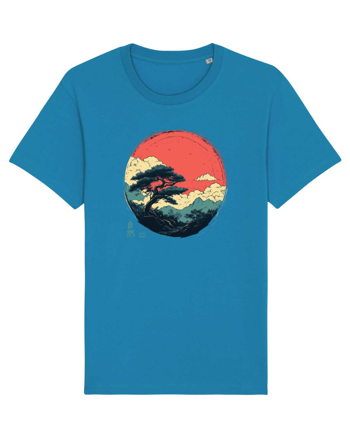 Tricou mânecă scurtă Unisex Rocker Azur
