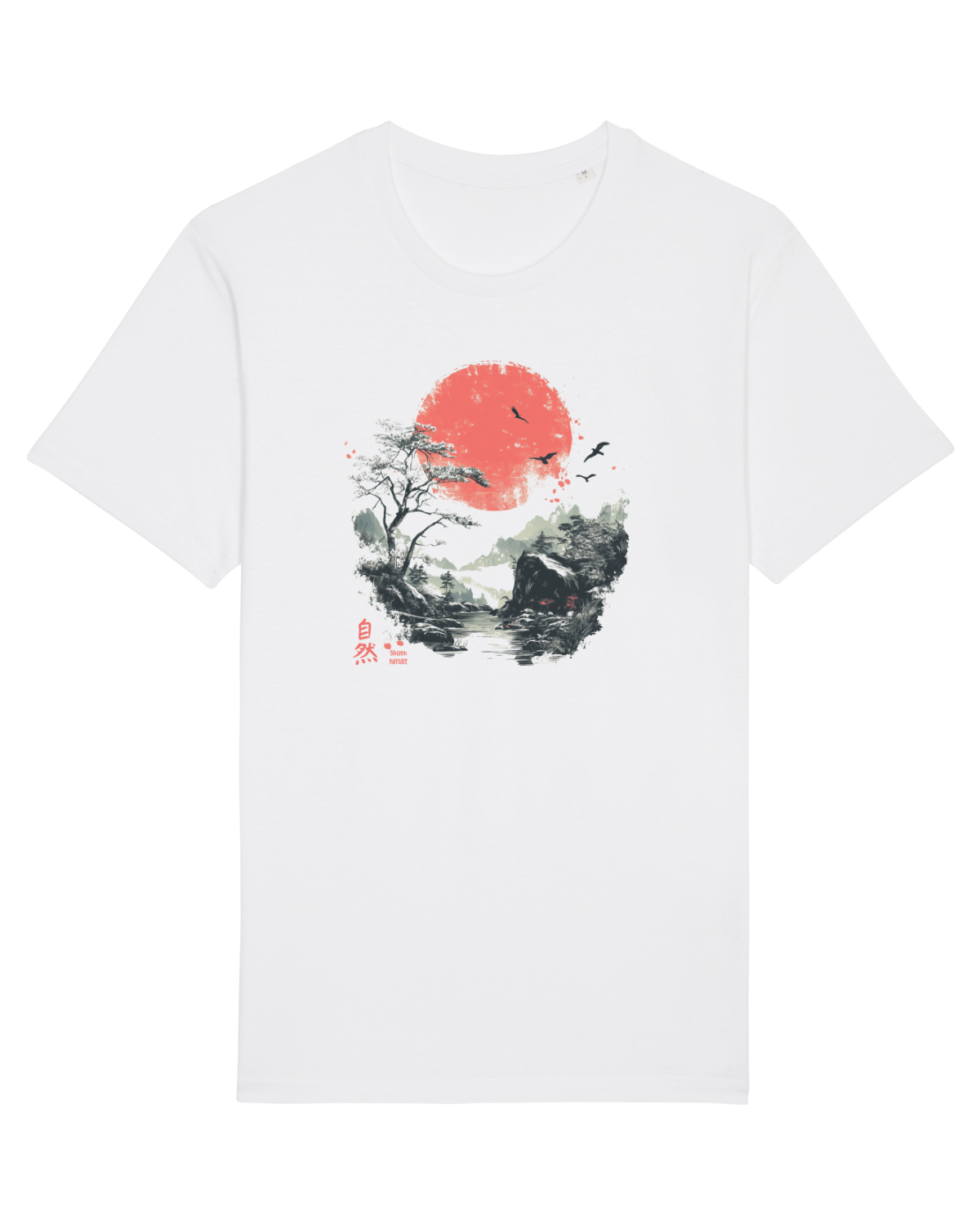 Tricou mânecă scurtă Unisex Rocker White