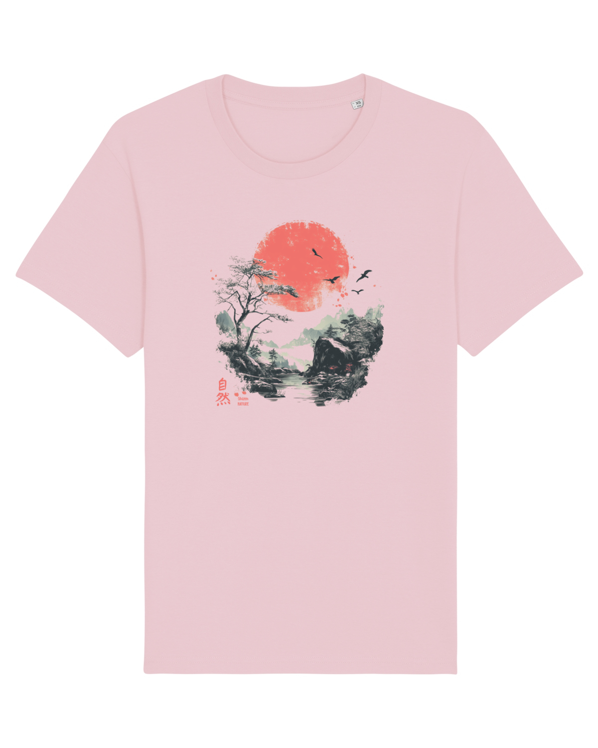 Tricou mânecă scurtă Unisex Rocker Cotton Pink