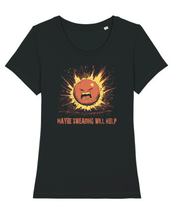 MAYBE SWEARING WILL HELP - O INJURATURA AJUTA 1 Black