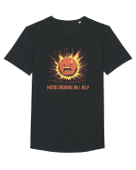 MAYBE SWEARING WILL HELP - O INJURATURA AJUTA 1 Tricou mânecă scurtă guler larg Bărbat Skater