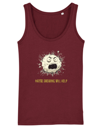 MAYBE SWEARING WILL HELP - O INJURATURA AJUTA 2 Burgundy