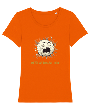 MAYBE SWEARING WILL HELP - O INJURATURA AJUTA 2 Bright Orange