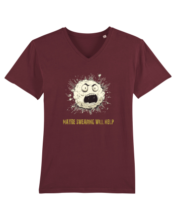 MAYBE SWEARING WILL HELP - O INJURATURA AJUTA 2 Burgundy