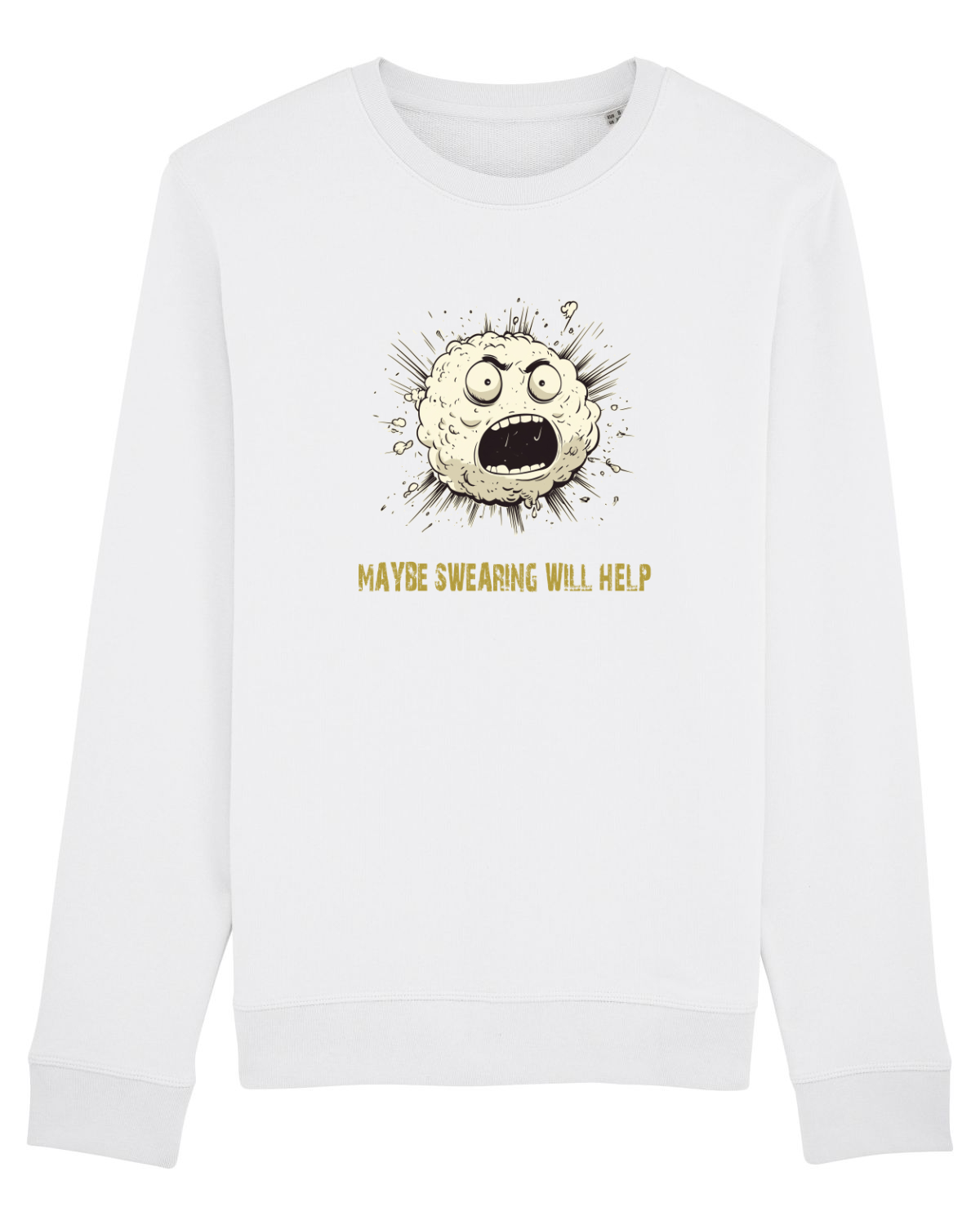 Bluză mânecă lungă Unisex Rise White