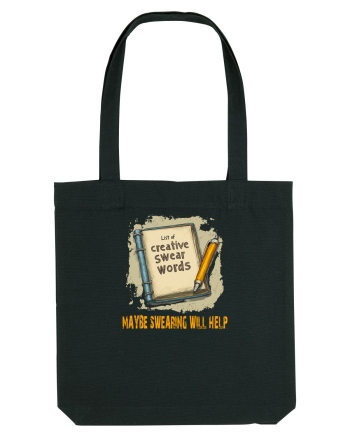 MAYBE SWEARING WILL HELP - O INJURATURA AJUTA 3 Black
