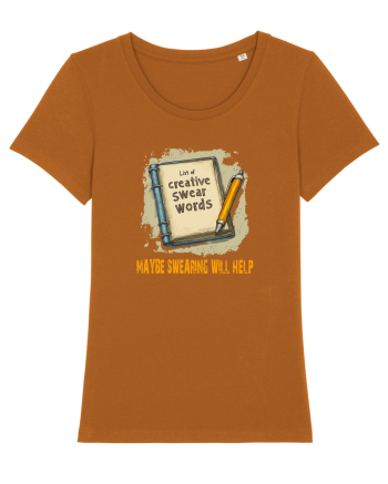 MAYBE SWEARING WILL HELP - O INJURATURA AJUTA 3 Roasted Orange