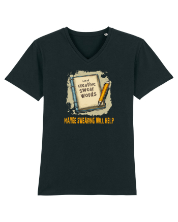 MAYBE SWEARING WILL HELP - O INJURATURA AJUTA 3 Black