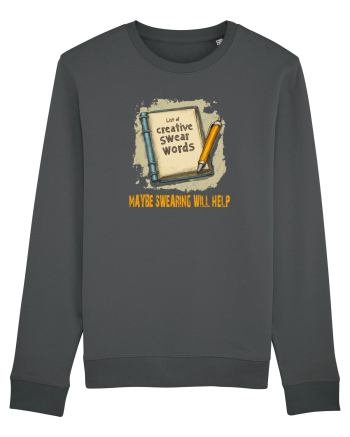 MAYBE SWEARING WILL HELP - O INJURATURA AJUTA 3 Anthracite