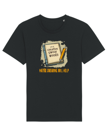 MAYBE SWEARING WILL HELP - O INJURATURA AJUTA 3 Black