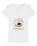 O INJURATURA AJUTA 2 Tricou mânecă scurtă guler V Damă Evoker