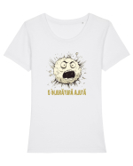 O INJURATURA AJUTA 2 Tricou mânecă scurtă guler larg fitted Damă Expresser