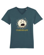 O INJURATURA AJUTA 2 Tricou mânecă scurtă guler V Bărbat Presenter