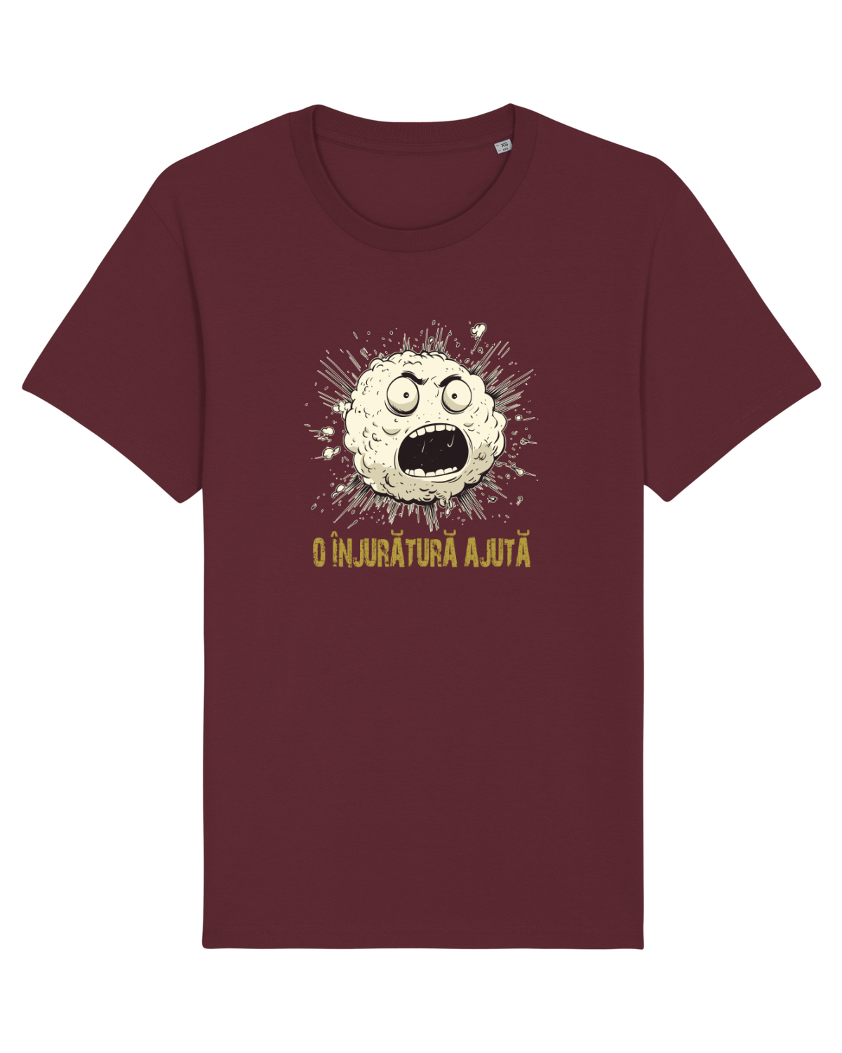 Tricou mânecă scurtă Unisex Rocker Burgundy