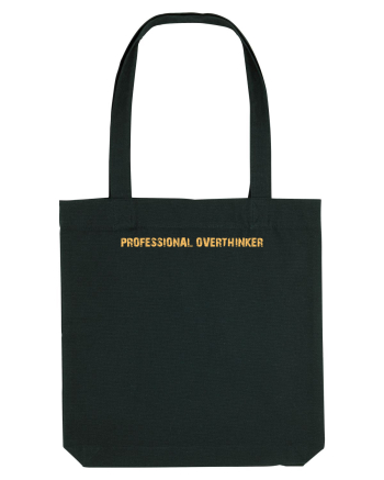 PROFESSIONAL OVERTHINKER Black