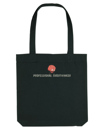 PROFESSIONAL OVERTHINKER - CREIER INCINS Black
