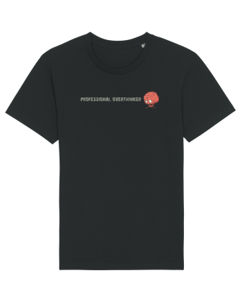 PROFESSIONAL OVERTHINKER - CREIER INCINS - LATERAL Black