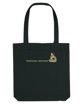 PROFESSIONAL OVERTHINKER - GANDITOAREA DE LA HAMANGIA - LATERAL Black