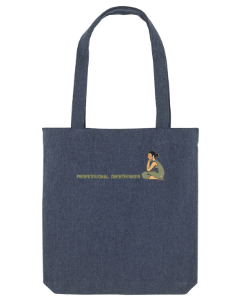 PROFESSIONAL OVERTHINKER - GANDITOAREA DE LA HAMANGIA - LATERAL Midnight Blue