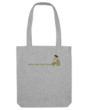 PROFESSIONAL OVERTHINKER - GANDITOAREA DE LA HAMANGIA - LATERAL Heather Grey