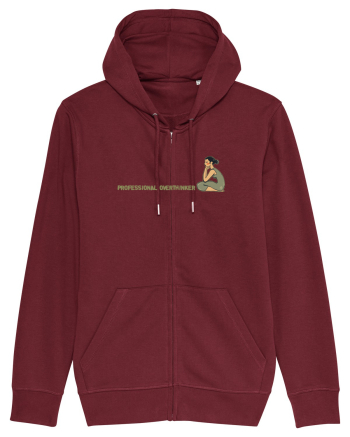PROFESSIONAL OVERTHINKER - GANDITOAREA DE LA HAMANGIA - LATERAL Burgundy