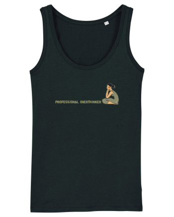 PROFESSIONAL OVERTHINKER - GANDITOAREA DE LA HAMANGIA - LATERAL Black