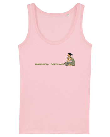 PROFESSIONAL OVERTHINKER - GANDITOAREA DE LA HAMANGIA - LATERAL Cotton Pink