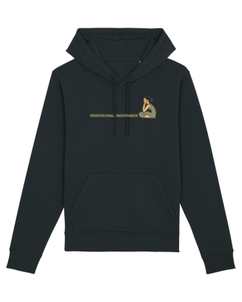 PROFESSIONAL OVERTHINKER - GANDITOAREA DE LA HAMANGIA - LATERAL Black