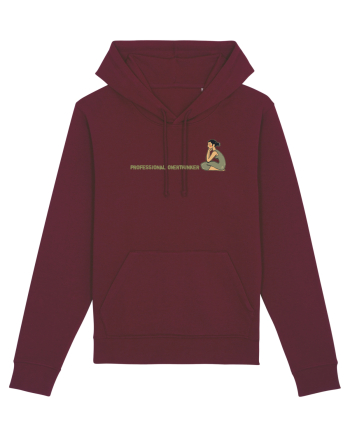 PROFESSIONAL OVERTHINKER - GANDITOAREA DE LA HAMANGIA - LATERAL Burgundy