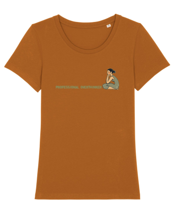 PROFESSIONAL OVERTHINKER - GANDITOAREA DE LA HAMANGIA - LATERAL Roasted Orange