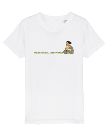 PROFESSIONAL OVERTHINKER - GANDITOAREA DE LA HAMANGIA - LATERAL White