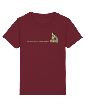 PROFESSIONAL OVERTHINKER - GANDITOAREA DE LA HAMANGIA - LATERAL Burgundy