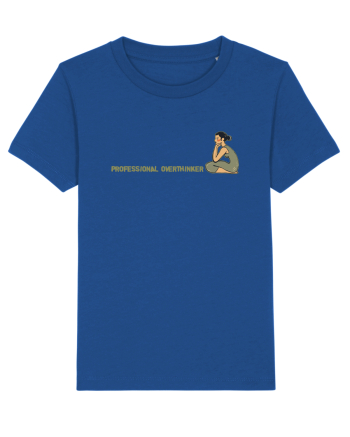 PROFESSIONAL OVERTHINKER - GANDITOAREA DE LA HAMANGIA - LATERAL Majorelle Blue