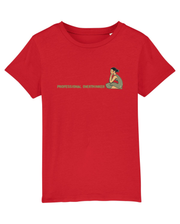 PROFESSIONAL OVERTHINKER - GANDITOAREA DE LA HAMANGIA - LATERAL Red