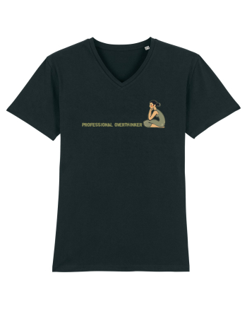 PROFESSIONAL OVERTHINKER - GANDITOAREA DE LA HAMANGIA - LATERAL Black