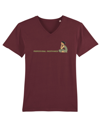 PROFESSIONAL OVERTHINKER - GANDITOAREA DE LA HAMANGIA - LATERAL Burgundy